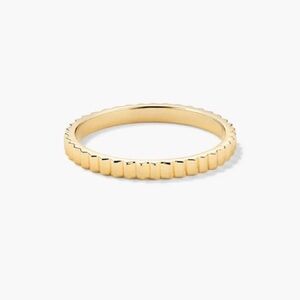 Mejuri Eternity Line Band, 14k Gold, Size 4